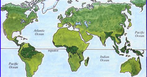 Rainforest Webquest: Q5. Where are rainforests found in our world?