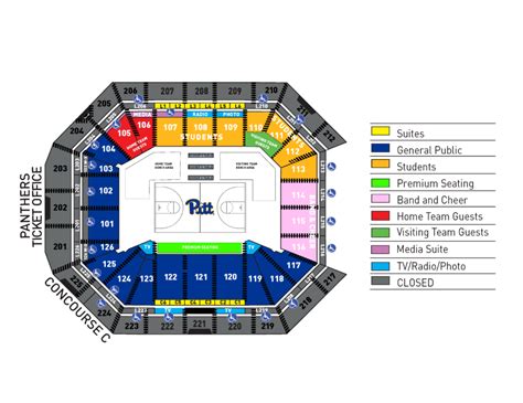 Peterson Events Center Seating Chart - Center Seating Chart