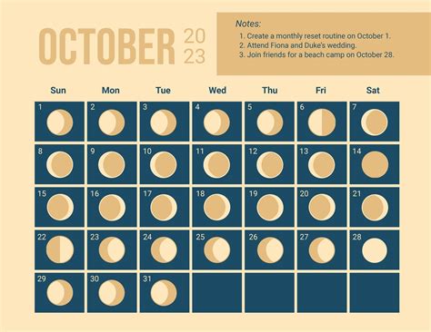 FREE October 2023 Calendar Template Download In Word,, 60% OFF