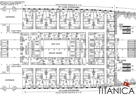 RMS Titanic : Plan of D Deck