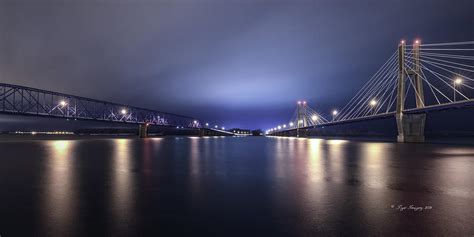 Mississippi River Bridges Photograph by Toni Taylor - Fine Art America