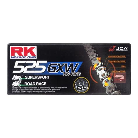 RK Chain 525GXW XW-Ring 120L Chain Black - Adventure Bike Australia