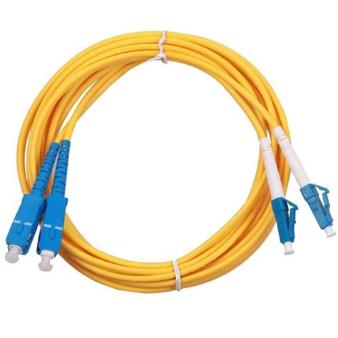 1M , 3M , 5M , Duplex Fiber Optic Patch Cord LC-SC Single Mode