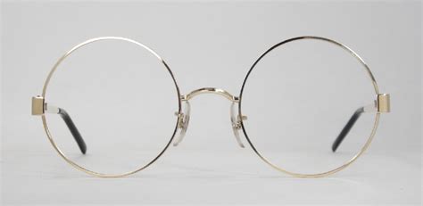 Optometrist Attic - IMPERIAL GOLD COLLEGE ROUND WIRE RIM VINTAGE EYEGLASSES