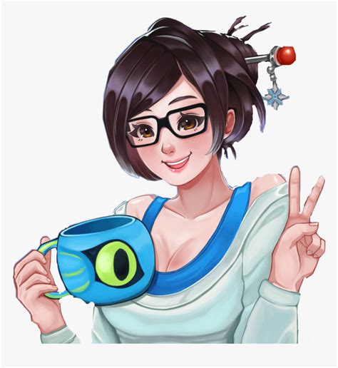 #mei#overwatch #freetoedit - Mei Overwatch Fan Art, HD Png Download ...