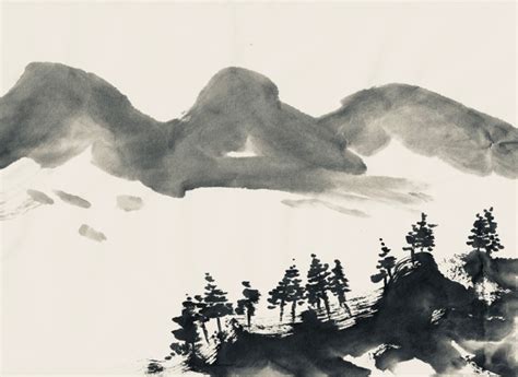 Japanese Ink Painting Course – Ink Landscapes | The East