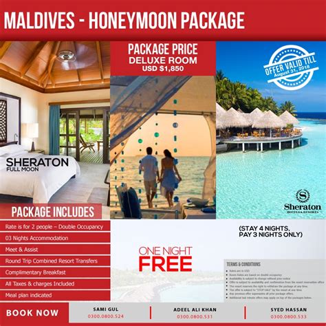 Maldives Deluxe Honeymoon Package - Free One Night - Travel Mate