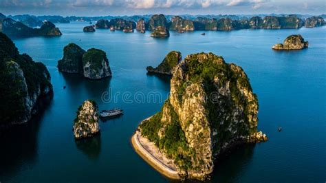 Ha Long Bay Sunrise stock image. Image of destination - 101968147