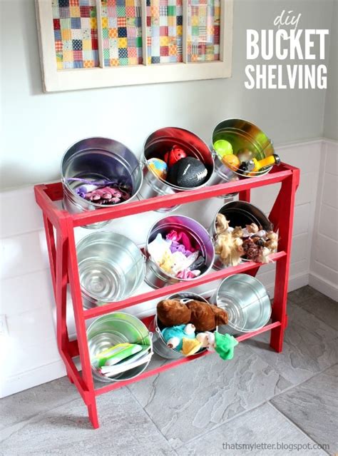 DIY Bucket Shelving - Jaime Costiglio