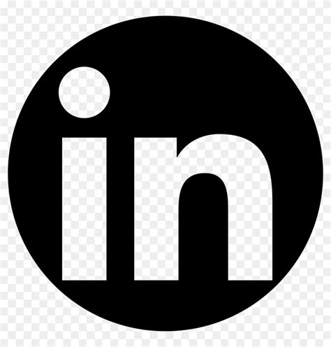 Linkedin Logo Comments - Linkedin Logo Black And White Vector, HD Png ...