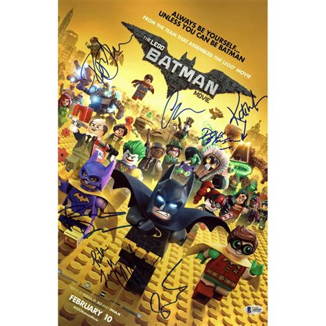 "The Lego Batman Movie" 11x17 Photo Cast-Signed by (9) with Rosario ...