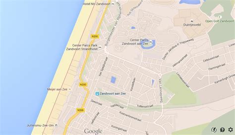 Where is Zandvoort on map of Netherlands