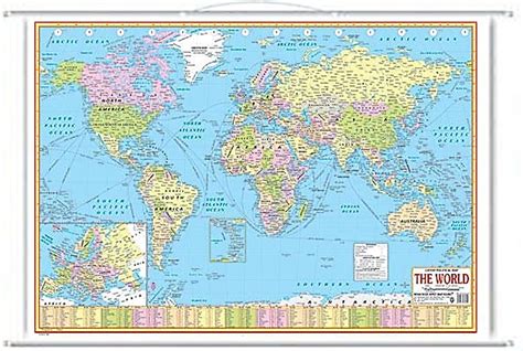 Buy UNIq WORLD POLITICAL (SIZE 100 X 74 CMS) IN ENGLISH - LAMINATED ...