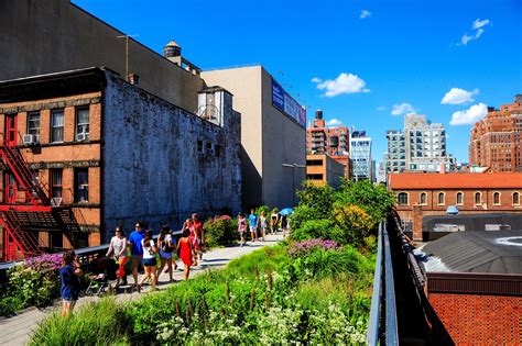 The High Line in New York - An Urban Elevated Park Overlooking NYC's ...