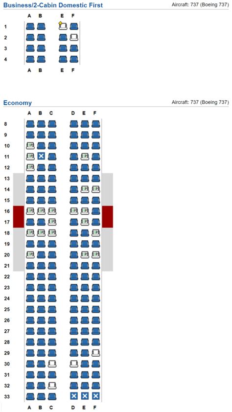 14++ Seating chart boeing 737 800 american airlines