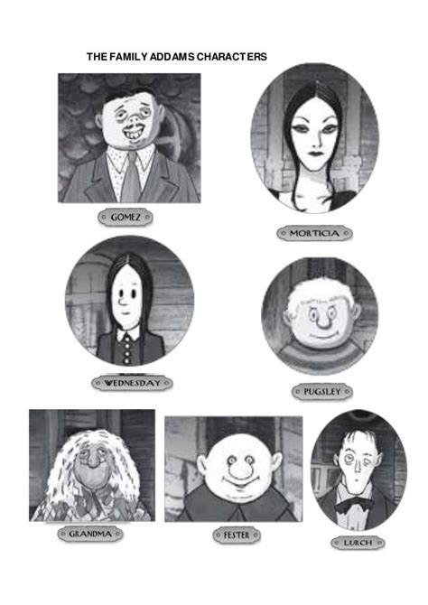 Addams Family Characters List