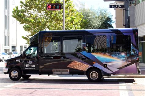 Hilton | Ford E-Series shuttle bus in Houston, Texas. | So Cal Metro ...