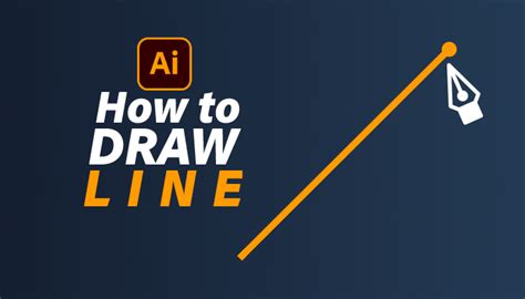 How to Draw a Line in Illustrator - ezGYD.com