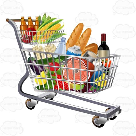 Grocery Cart Full Of Food | Grocery, Grocery online, Online grocery ...