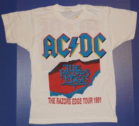 Vintage 1990s AC/DC The Razors Edge Concert Tour T-Shirt