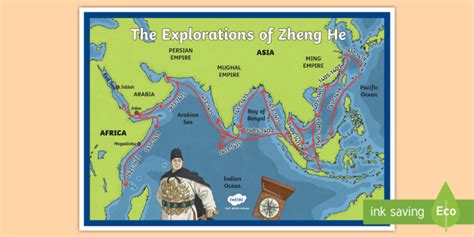 Zheng He Explorer Map (teacher made)