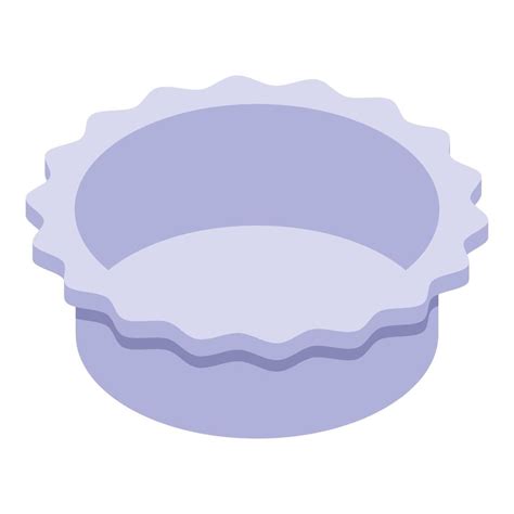 Cake pan icon isometric vector. Metal baking 22593039 Vector Art at ...