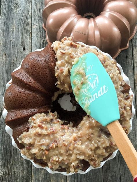 Homemade German Chocolate Bundt Cake Recipe - A Pretty Life In The Suburbs