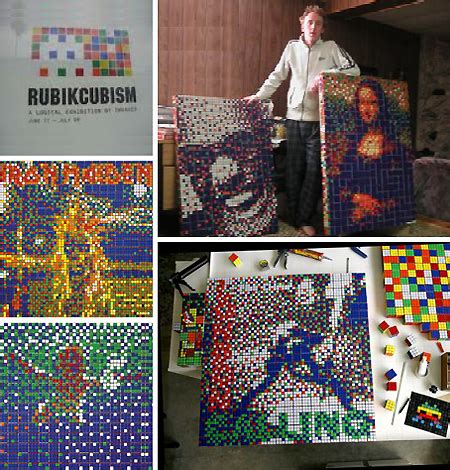 Mind-Blowing Rubik's Cube Art - TechEBlog