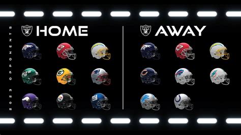 Raiders' opponents for 2023 season set