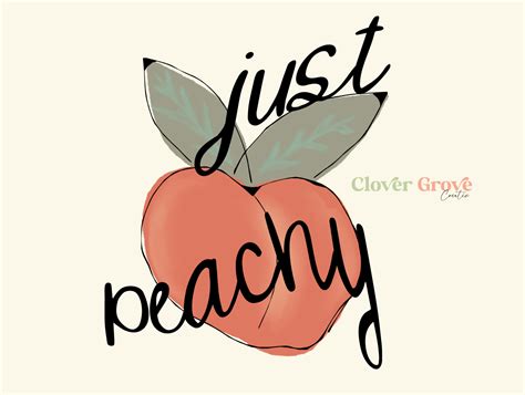 Just Peachy by Amanda Wood on Dribbble