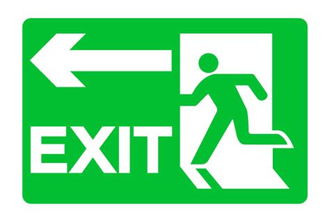 Free Clipart Exit Sign Free Images At Vector Clip Art | Images and ...