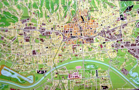 Zagreb Map