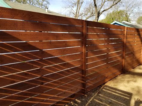 How To Build A Horizontal Cedar Fence - Image to u