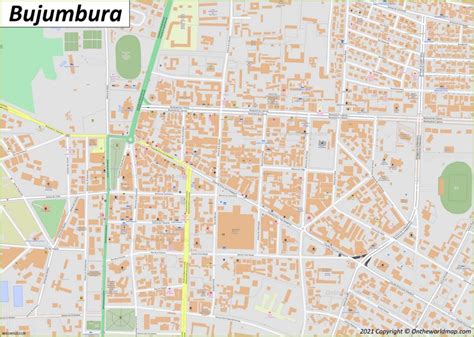 Bujumbura Map | Burundi | Detailed Maps of Bujumbura