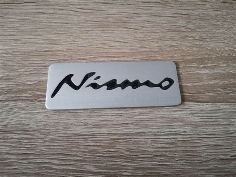 Nissan Nismo Silver Emblem Logo Sticker - http://autobeauties.com/