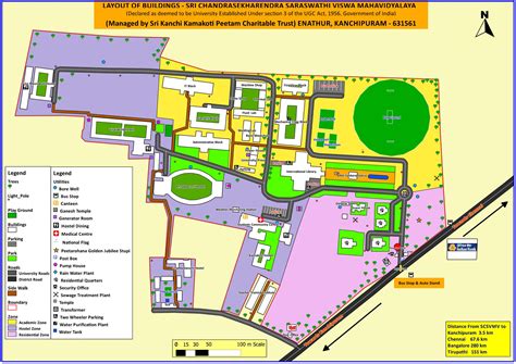 VIT Chennai map - Map of VIT Chennai Campus (Tamil Nadu - India)