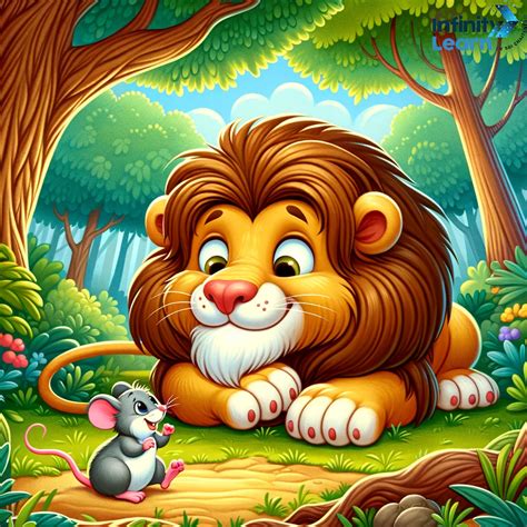 The Lion and the Mouse Story Moral Story for Kids