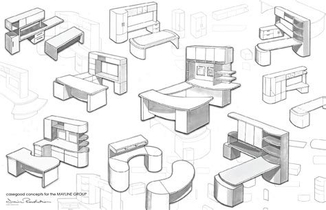 Furniture Design Sketches at PaintingValley.com | Explore collection of ...