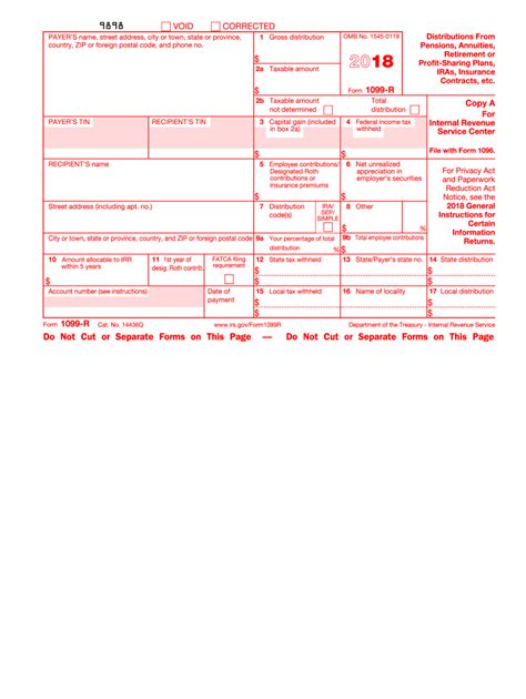 1099 R 2018-2024 Form - Fill Out and Sign Printable PDF Template ...