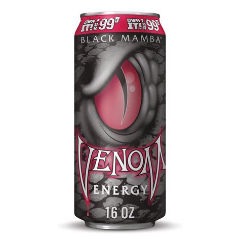 Venom Black Mamba Energy Drink, 16 fl oz can – Walmart Inventory ...