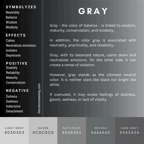 Meaning of the Color Gray and Its Symbolism