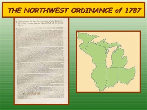 The northwest ordinance of 1787