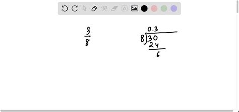 SOLVED: A way of representing a repeating decimal by drawing a bar over ...