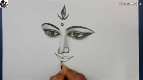 Artistic Durga Maa Drawing See more ideas about durga maa paintings ...