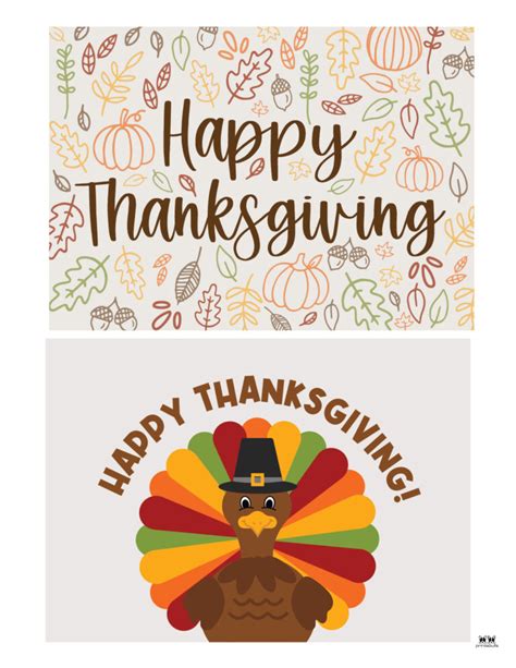 Free Printable Thanksgiving Cards | Printabulls