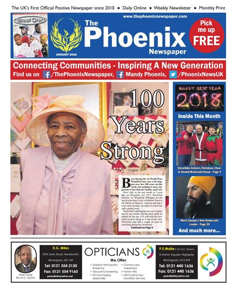 The Phoenix Newspaper - January 2018 by The Phoenix Newspaper - Issuu