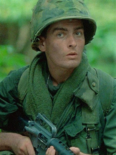 Charlie Sheen Platoon | 1986 | Platoon movie, Favorite movie quotes ...