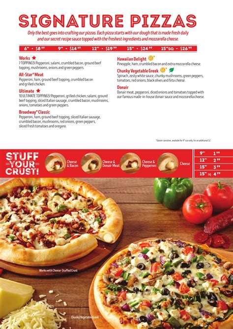 Menu - Shediac NB's Pizza Delight | Sirved