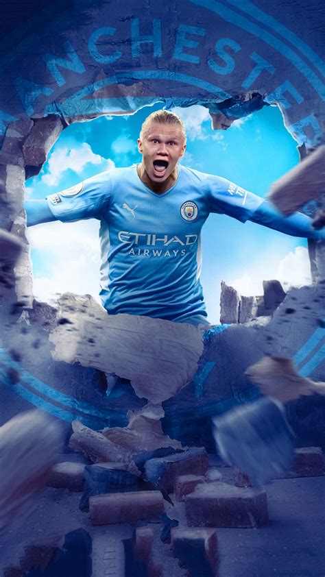 Haaland Man City Wallpaper Discover more Erling Haaland, Football ...