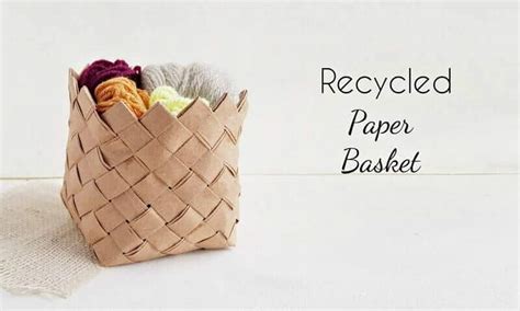 Recycled Paper Basket Weaving ( Easy Step-by-Step Tutorial )